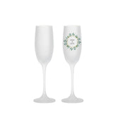 Sublimation 6oz/190ml Champagne Flute Glass (Frosted)