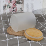 Sublimation Candle Jar Holder Frosted Glass