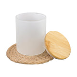 Sublimation Candle Jar Holder Frosted Glass