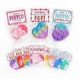 Pop It Valentines Multi Color Prepack of 48