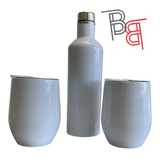 Bottle Tumbler 3 Pce  Sublimation Blank Gift Set