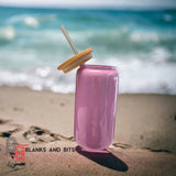 16oz Glitter Libby Glass Can Sublimation Blank