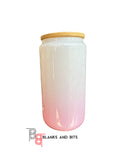 16oz Gradient Libby Glass Can Sublimation Blank