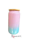 16oz Gradient Libby Glass Can Sublimation Blank