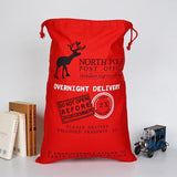 Santa Sack Canvas Cotton Drawstring Bag Large SS01