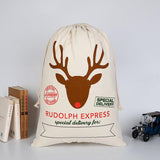 Santa Sack Canvas Cotton Drawstring Bag Large SS03