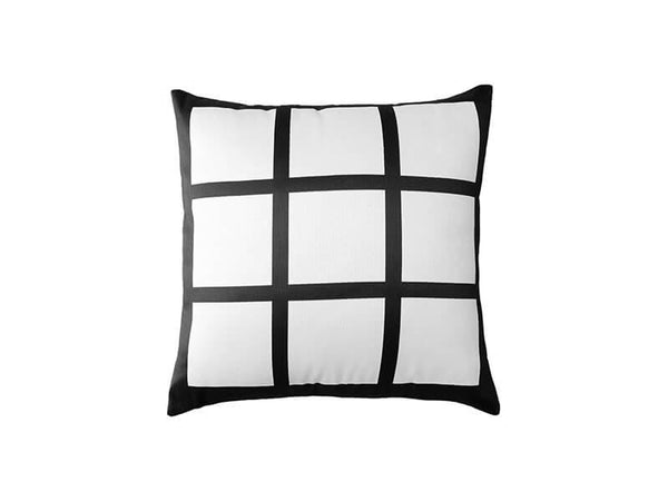 9 PANEL PILLOW COVER – BLANK FOR SUBLIMATION 18x18 Inchs