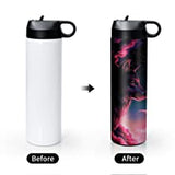Sublimation Blank 16oz Insulated Stainless Steel Water Bottle Tumbler