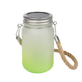 Sublimation Solar-Powered LED Colored Mason Jar Lights Lantern
