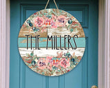 Sublimation MDF Hardboard Door Decor Round With Holes