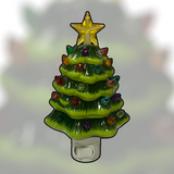 Christmas Tree Ceramic Night Light