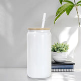 16oz Glitter Libby Glass Can Sublimation Blank