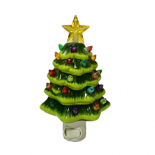 Christmas Tree Ceramic Night Light