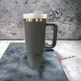 40oz Mega Stainless Steel Travel Tumbler with Handle