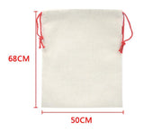 Linen Sublimation Santa Sack 50cm x 68cm
