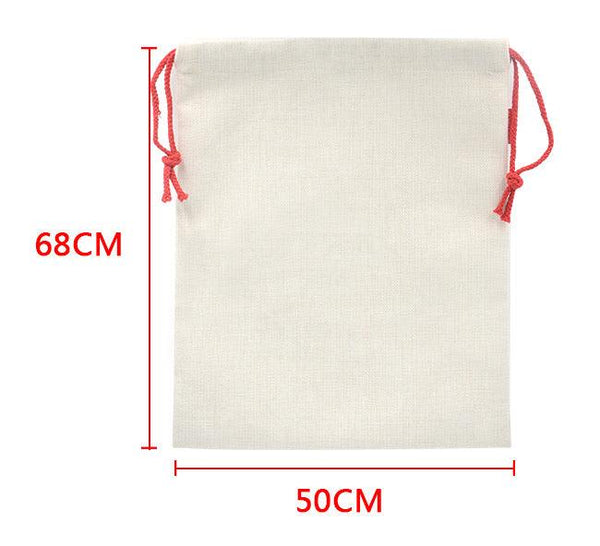 Linen Sublimation Santa Sack 50cm x 68cm