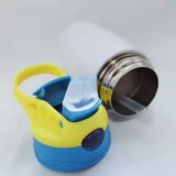 12 OZ KIDS GLOW IN THE DARK SUBLIMATION SIPPY STRAIGHT TUMBLERS WITH HANDLE