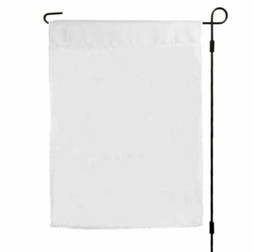 Sublimation Blank Garden Flags 100% Polyester  Double-Sided for Printing, 12x18in